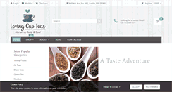 Desktop Screenshot of lovingcupteas.com